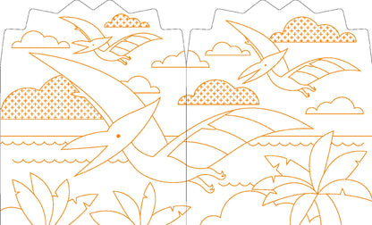 Dinosaur Colouring Book with Stickers