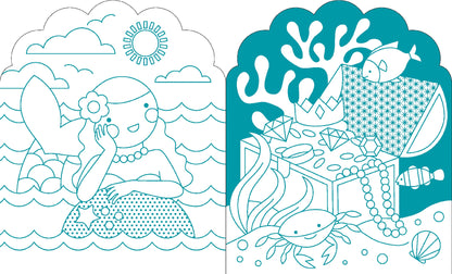 Mermaid Colouring Book with Stickers