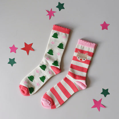 Jolly Christmas 2 Pack Socks