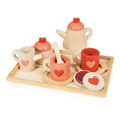 Wooden Toy Tea Time Tray