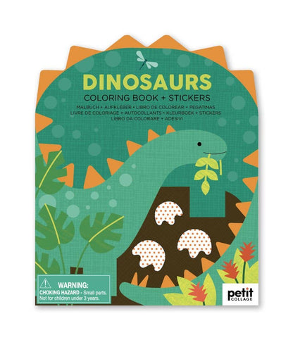 Dinosaur Colouring Book with Stickers